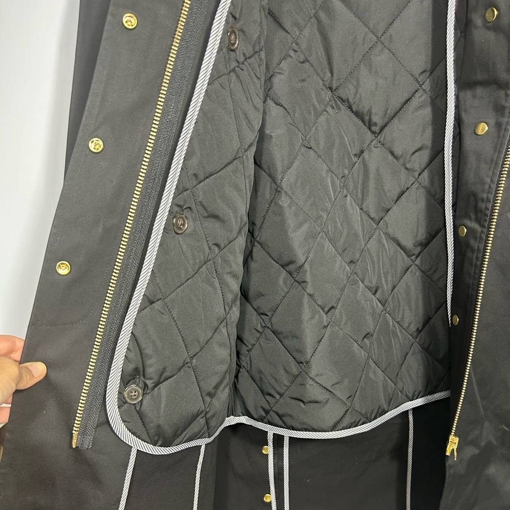 NEW J.Crew Long Barn Jacket™ in waxed cotton twill - Picture 11 of 14
